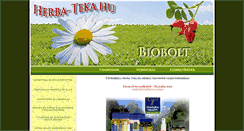 Desktop Screenshot of herba-teka.hu