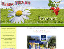 Tablet Screenshot of herba-teka.hu